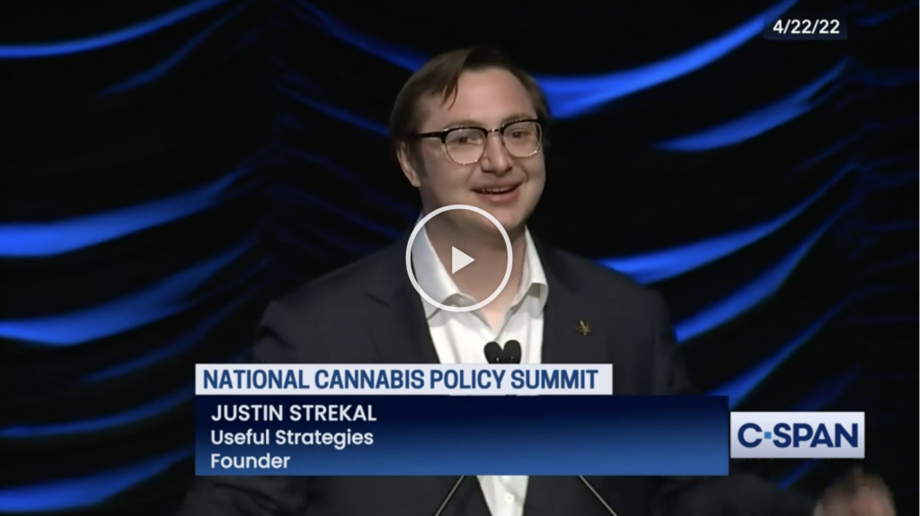 Justin Strekal at the National Cannabis Policy Summit